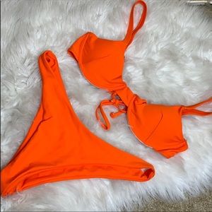 Neon Orange Bikini